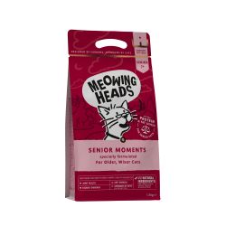 Meowing Heads Senior Moments Dry Cat Food - 1.5kg